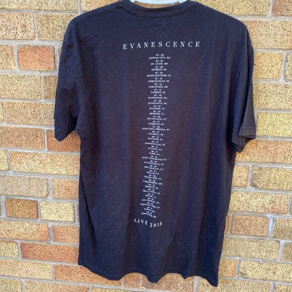 Evanescence Band Concert T Shirt Large - Picture 2 of 5